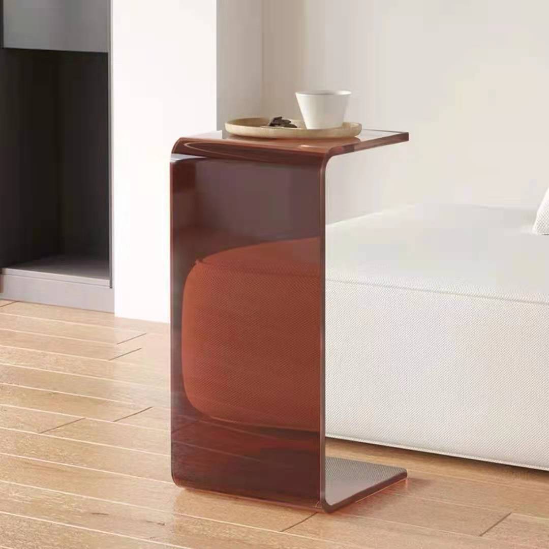 SkandiShop Nordic Transparent Sidetable